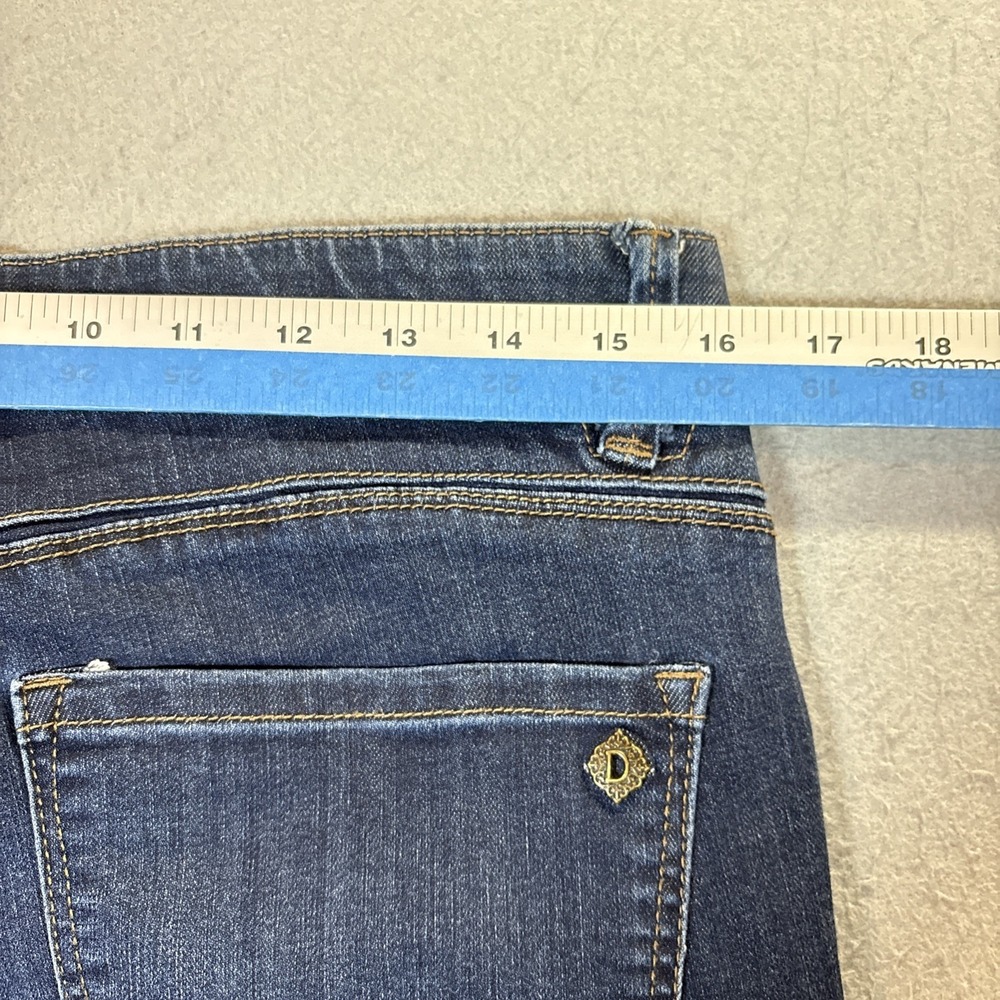 Democracy Dark Blue Women's Stretch Jeans - Classic Slim Fit - Picture 5 of 9